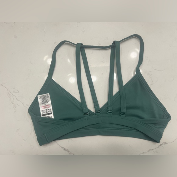 Gymshark Minimal Sports Bra, Green, Small, New - Picture 2 of 5